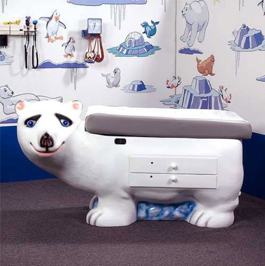 Polar Bear Pediatric Exam Table Environment Pack